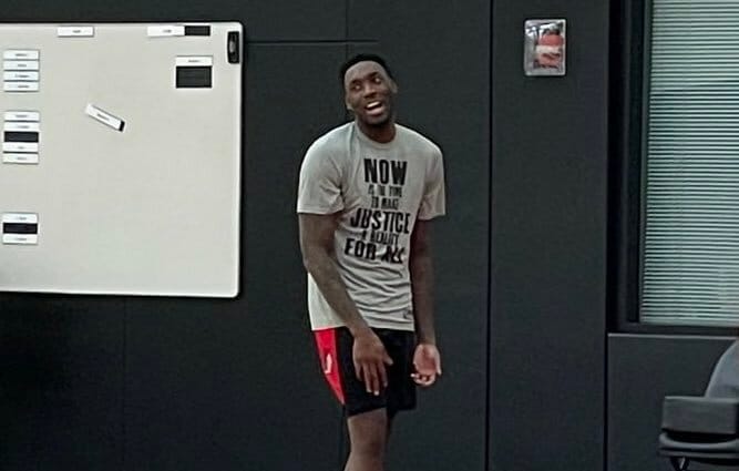 Nassir Little on Jerami Grant, the Blazers' Rookies and His Foundation