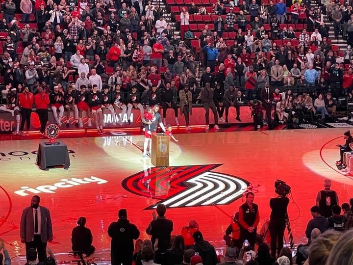 Damian Lillard, Trail Blazers Get a Do-Over on Celebrating Franchise Scoring Record