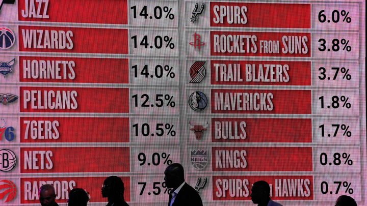 The View From the Room as Trail Blazers Play Bystanders to Chaotic Draft Lottery