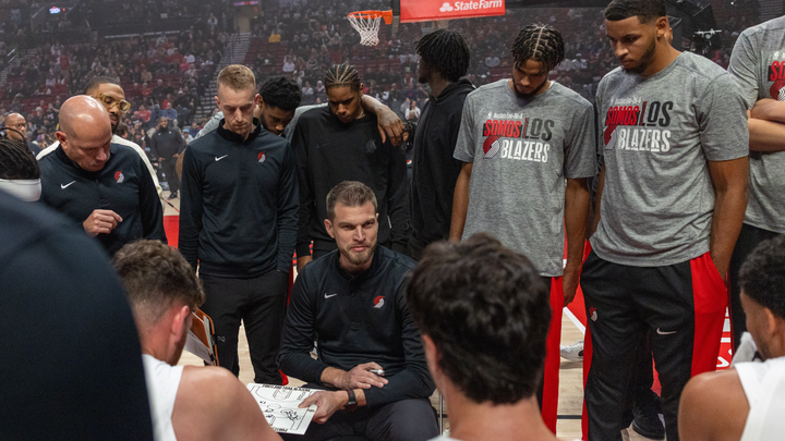 In the Eye of Chaos, Trail Blazers Play—And Win—A Normal Basketball Game